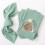 Light Green Cotton Cloth Napkins 30x30cm 8-Pack 1
