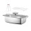 Stainless Steel Square Fish Steamer Pot with Rack 6