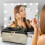 Dames make-uptas van leer met kleurblokken en dubbele ritssluiting 6
