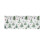 Christmas Kitchen Curtain Valance White Green Snowman Tree 1