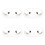 Magnetic Eyeglass Holder Silver 8 Pieces 4