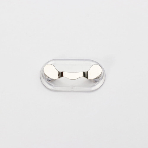 Magnetic Eyeglass Holder Silver 8 Pieces 1