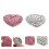 Heart Shaped Stainless Steel Dishwasher Magnets 2PCS 1