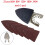 Sanding Sheets and Pad for Oscillating Tool 25 Pcs 8