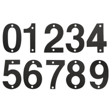 Floating Metal House Numbers 3D Weatherproof 10 Pcs