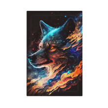 Wolf Galaxy Fire Space Light Switch Cover 1-Gang Blank Wall