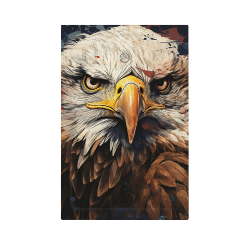 Bald Eagle and American Flag Light Switch Cover 1-Gang