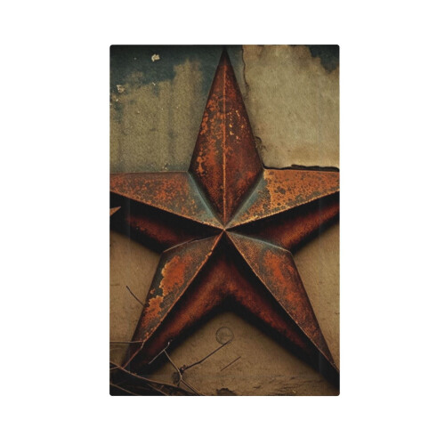 Rusty Stars Rustic Light Switch Cover 1-Gang Blank Wall