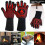 Oven Mitts Cotton Lining Non-slip Grip 1 Pair 1