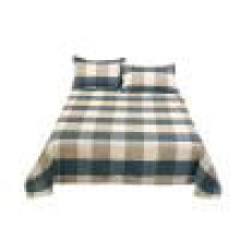 Cotton King Duvet Cover Set Geometric Print 3-Piece