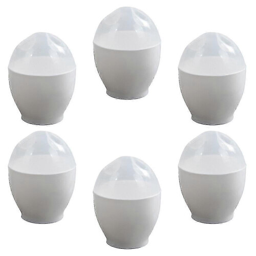 Microwave Egg Steamer Portable White Mini Egg Cooker 2