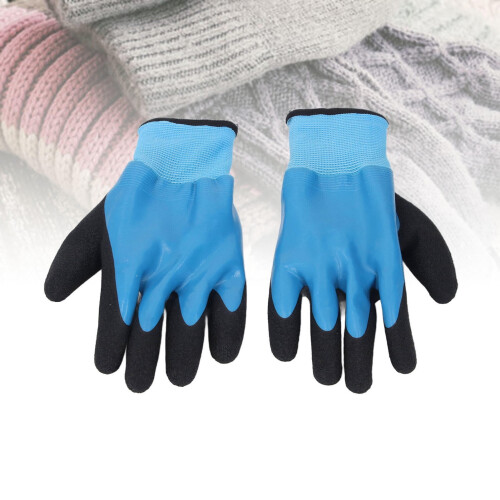 Cold Resistant Latex Nylon Winter Work Gloves 1 Pair 2