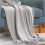 Knitted Tweed Throw Blanket 68x50 inches super soft 4