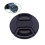Black Round Plastic Front Lens Cap 55mm 1 Pack 4