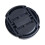 Black Round Plastic Front Lens Cap 55mm 1 Pack 5