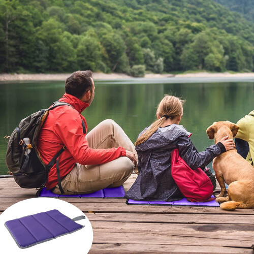 Camping Mat Pearl Cotton Insulated Quad-Fold Pad 1