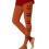 Women's Plus Size Pumpkin Print Leggings Orange S 1