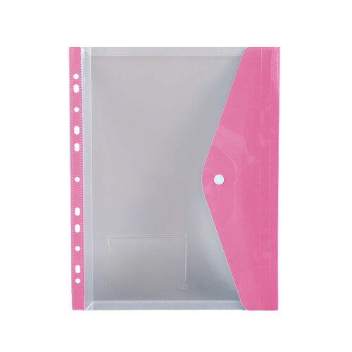 Expandable Binder Pocket Organizer 11-Hole Plastic Envelope 1
