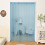 Karymi Flat Silver Thread Beaded Curtain with Tassels 1 Pack 1