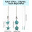 Starfish Ceiling Fan Pull Chains Synthetic Turquoise 12 Pcs 2