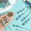 Starfish Ceiling Fan Pull Chains Synthetic Turquoise 12 Pcs 3
