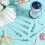 Starfish Ceiling Fan Pull Chains Synthetic Turquoise 12 Pcs 4