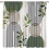Mid-Century Leaf Curtains Abstract Green Plant Design 42x54 1