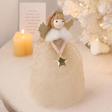 Gold Angel Christmas Tree Topper Indoor Ornament