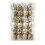 Silver Shatterproof Christmas Tree Ornaments 48PCS 1