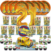 Magic School Bus Birthday Party Supplies 21pcs