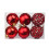 Navy Blue Shatterproof Christmas Balls 6 pcs 1