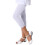 Girls Cotton Leggings Solid Color Size 6-7 2