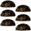 Cup Drawer Pulls Gold Rose Flower Shell Shape 6 pcs 1