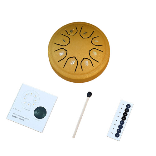 4.5 inch 8-note waterproof rain drum for outdoor use