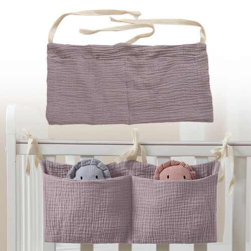 Hanging Baby Diaper Caddy with Straps for Most Cribs 1