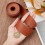 Lychee Pattern Imitation Leather Band Chocolate 2M Roll 3