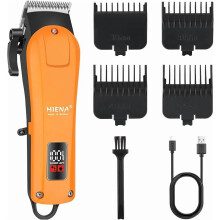 Electric Cordless Hair Clipper for Men with LED Display