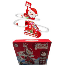Santa Climbing Toy with LED Light and Music