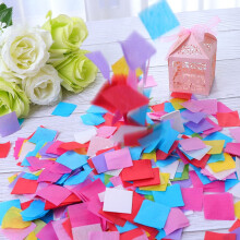 Colorful Square Paper Confetti for Party Decoration