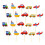 Cake Toppers Chocolate Transport Vehicles 20 Pcs 4