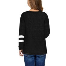 Girls Knot Tunic Tee Black L