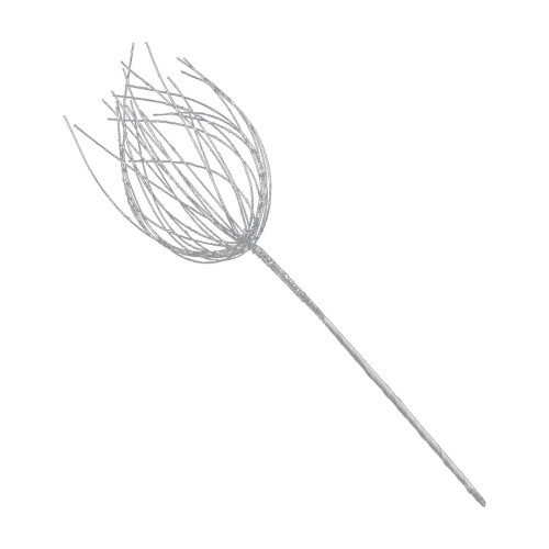Glitter Artificial Flower Branch 12.6 inch