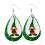 Women's Green Drop-Shaped St. Patrick's Day Earrings 1