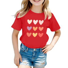 Girls Knot Tunic Top Red Size 120