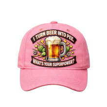 Baseball Cap Vintage Beer Design Adjustable Unisex