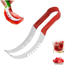 Stainless Steel Fruit Slicer Watermelon Cutter 2-in-1