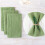 Cotton Cloth Napkins Blue Green 40x40cm 4-Pack 1