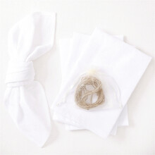 White Cotton Cloth Napkins 30x30cm 8-Pack