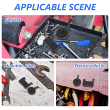 Bicycle Brake Pads for Mountain Bikes Metal Resin 2 Pcs