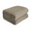 Coffee Raschel Blanket Soft Thick Double Layer 40x60 Inches 1